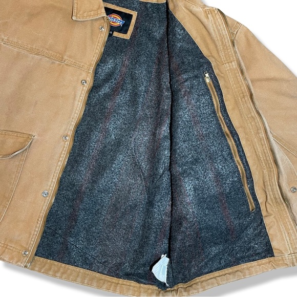 STASHHOUSE Shooting Range UpCycled Dickies Blanket Lined Work Jacket - Picture 4 of 8
